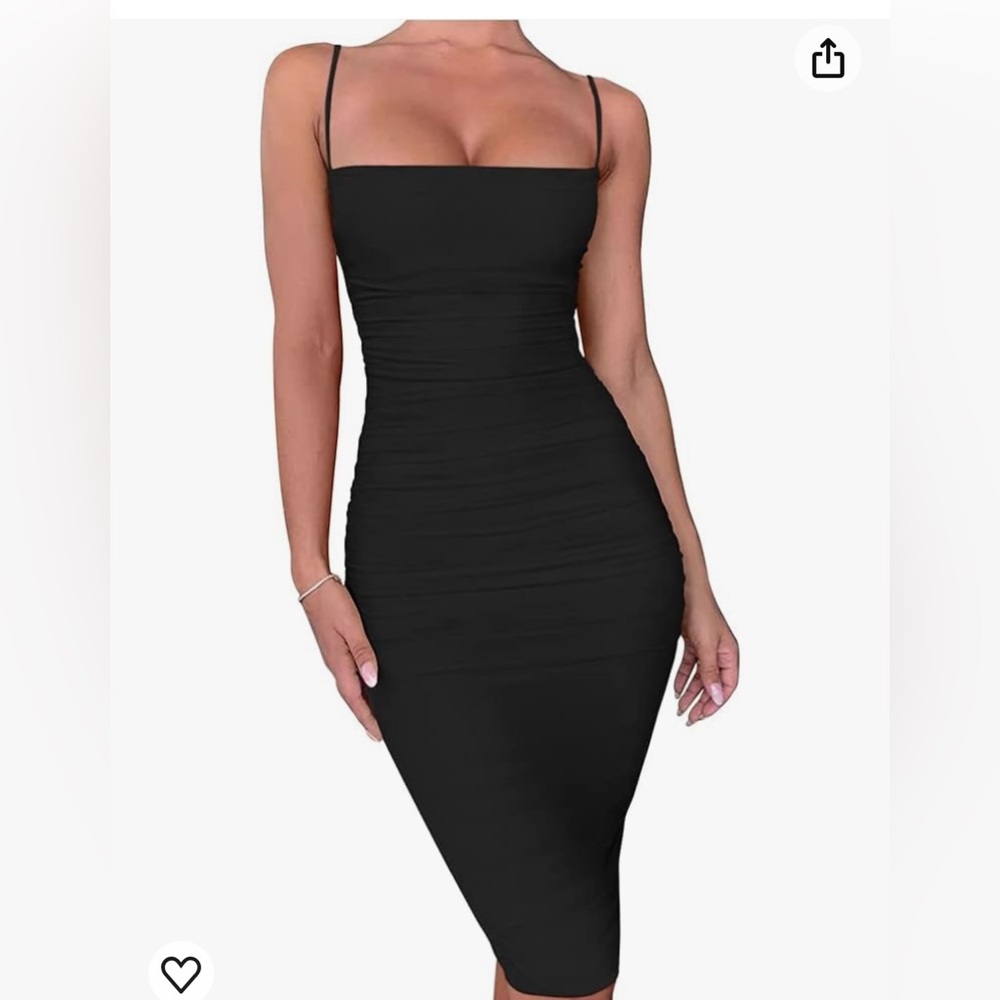 Ruched Midi Dress